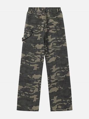 Camouflage  Jean Aelfric Eden Vintage Camo Vert - NYD-8899541